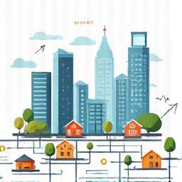 Scalable solutions – office buildings and home icons