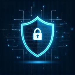 Shield icon for advanced network security