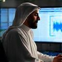 Mohamed Bin Zayed, at workstation